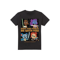 Star Wars - T-shirt YOUNG JEDI ADVENTURE AMONG THE STARS - Homme (Noir)
