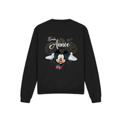 Disney - Sweat FRENCH - Adulte (Noir)
