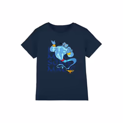 Aladdin - T-shirt LET'S MAKE SOME MAGIC - Enfant (Bleu marine)