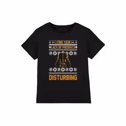 Star Wars - T-shirt LACK OF CHRISTMAS PRESENTS - Enfant (Noir)