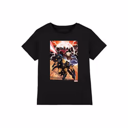 Marvel - T-shirt X-MEN TEAM ATTACK - Enfant (Noir)