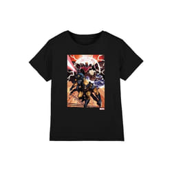 Marvel - T-shirt X-MEN TEAM ATTACK - Enfant (Noir)
