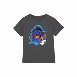 Aladdin - T-shirt THE MAGIC LAMP AT THE CAVE OF WONDERS - Enfant (Charbon)