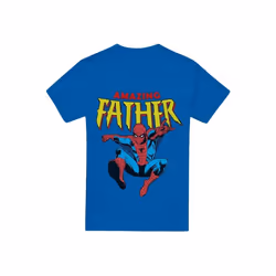 Spider-Man - T-shirt AMAZING DAD - Homme (Bleu roi)