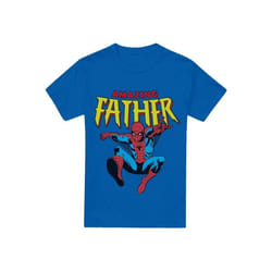 Spider-Man - T-shirt AMAZING DAD - Homme (Bleu roi)