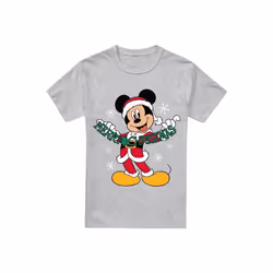 Disney - T-shirt MERRY CHRISTMAS - Homme (Gris chiné)