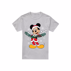 Disney - T-shirt MERRY CHRISTMAS - Homme (Gris chiné)