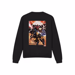Marvel - Sweat X-MEN TEAM ATTACK - Adulte (Noir)