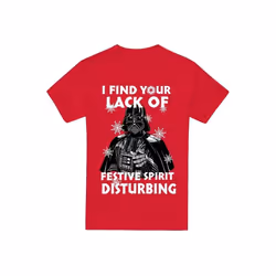 Star Wars - T-shirt LACK OF SPIRIT - Homme (Rouge)