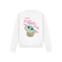 Star Wars: The Mandalorian - Sweat MOOD ADORABLE - Adulte (Blanc)