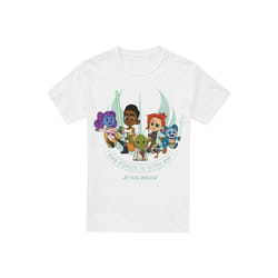 Star Wars - T-shirt YOUNG JEDI ADVENTURE THE FORCE IS WITH US - Homme (Blanc)