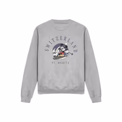Disney - Sweat SWITZERLAND - Adulte (Gris chiné)