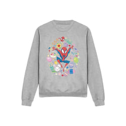 Spider-Man - Sweat - Adulte (Gris chiné)