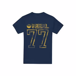 Star Wars - T-shirt REBEL - Homme (Bleu marine)