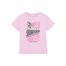 Disney - T-shirt SNOWTOWN SKI - Enfant (Rose)