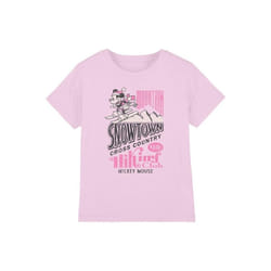 Disney - T-shirt SNOWTOWN SKI - Enfant (Rose)