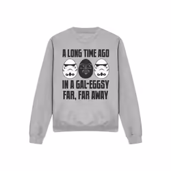 Star Wars - Sweat GALEGGSY FAR, FAR AWAY - Adulte (Gris chiné)