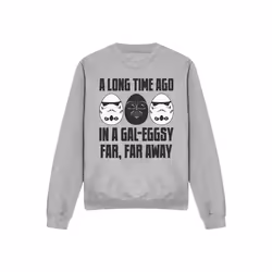 Star Wars - Sweat GALEGGSY FAR, FAR AWAY - Adulte (Gris chiné)