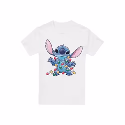 Lilo & Stitch - T-shirt - Homme (Blanc)