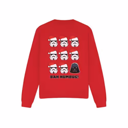 Star Wars - Sweat BAH HUMBUG - Adulte (Rouge)