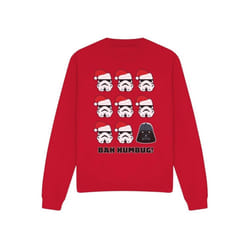 Star Wars - Sweat BAH HUMBUG - Adulte (Rouge)