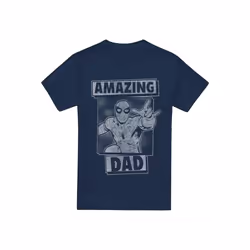 Spider-Man - T-shirt AMAZING DAD - Homme (Bleu marine)