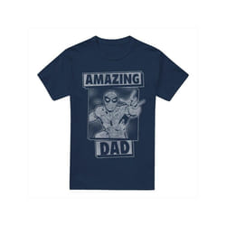 Spider-Man - T-shirt AMAZING DAD - Homme (Bleu marine)