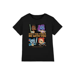 Star Wars - T-shirt YOUNG JEDI ADVENTURE AMONG THE STARS - Enfant (Noir)