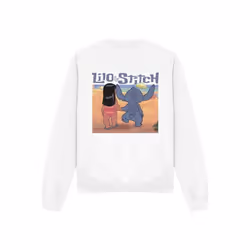 Lilo & Stitch - Sweat INTO THE SUNSET - Adulte (Blanc)
