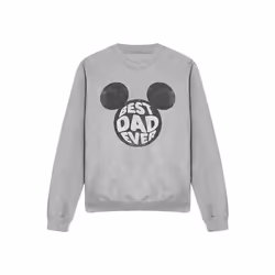 Disney - Sweat BEST DAD EVER - Adulte (Gris chiné)
