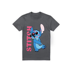 Lilo & Stitch - T-shirt COVERED IN KISSES - Homme (Charbon)