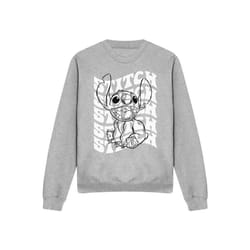 Lilo & Stitch - Sweat - Adulte (Gris chiné)