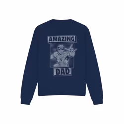 Spider-Man - Sweat AMAZING DAD - Adulte (Bleu marine)