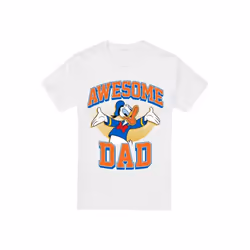 Disney - T-shirt AWESOME DAD - Homme (Blanc)