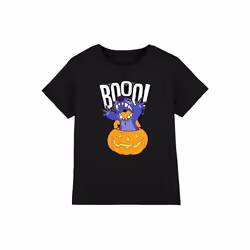 Lilo & Stitch - T-shirt LAUGHING PUMPKIN - Enfant (Noir)