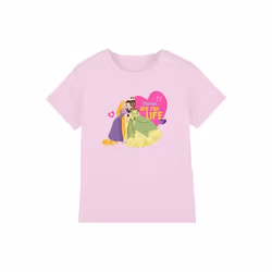Disney Princess - T-shirt FRIENDS ARE FOR LIFE - Enfant (Rose)