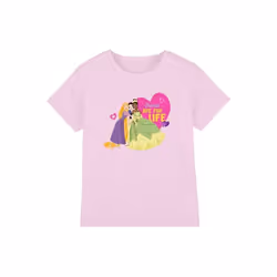 Disney Princess - T-shirt FRIENDS ARE FOR LIFE - Enfant (Rose)