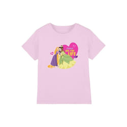 Disney Princess - T-shirt FRIENDS ARE FOR LIFE - Enfant (Rose)