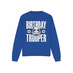 Star Wars - Sweat BIRTHDAY TROOPERS - Adulte (Bleu roi)
