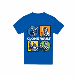 Star Wars - T-shirt CLONE WARS - Homme (Bleu roi)