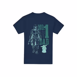 Star Wars: The Mandalorian - T-shirt NO. DAD - Homme (Bleu marine)