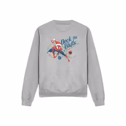 Spider-Man - Sweat DECK THE WALLS - Adulte (Gris chiné)