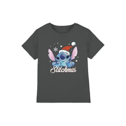 Lilo & Stitch - T-shirt A STITCHMAS CHRISTMAS - Enfant (Charbon)
