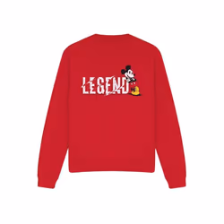 Disney - Sweat LEGEND - Adulte (Rouge)