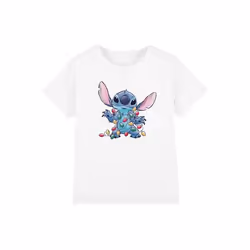 Lilo & Stitch - T-shirt - Enfant (Blanc)