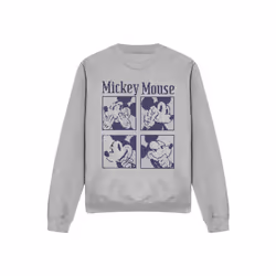 Disney - Sweat - Adulte (Gris chiné)