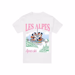Disney - T-shirt LES ALPES - Homme (Blanc)