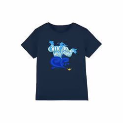 Aladdin - T-shirt OFFICIAL WISH GRANTER - Enfant (Bleu marine)