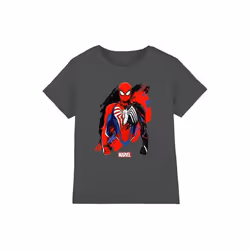 Spider-Man - T-shirt SYMBIOTE - Enfant (Charbon)