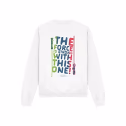 Star Wars - Sweat FORCE IS STRONG - Adulte (Blanc)